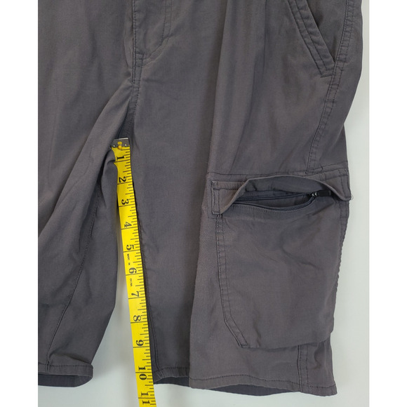 Weatherproof Cargo Utility Shorts Zip Pockets Men 36 Gray Techwear Normcore - Picture 5 of 11